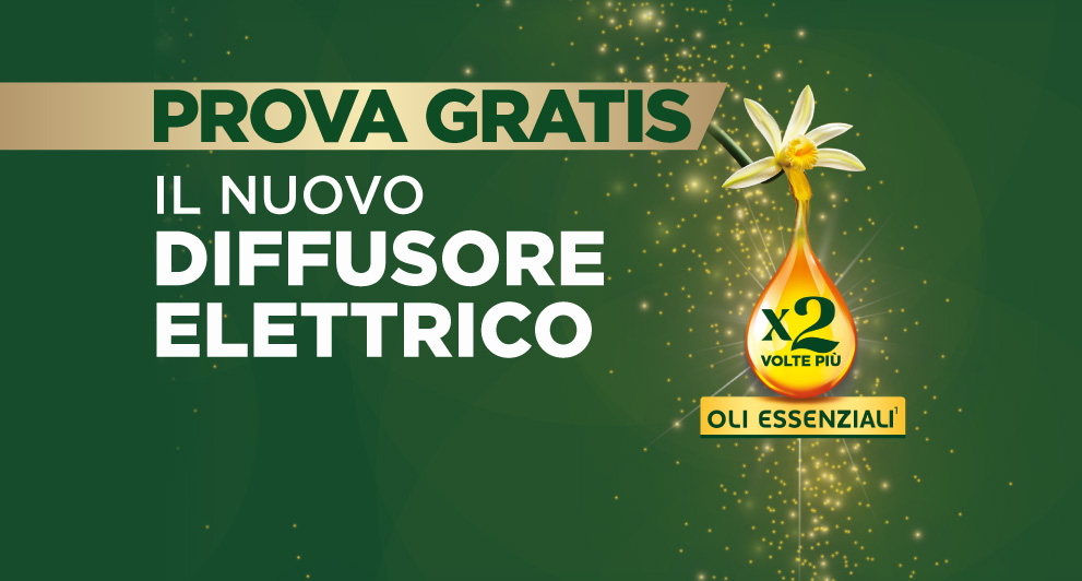 prova gratis il nuovo diffusore elettrico - x2 volte più oli essenziali