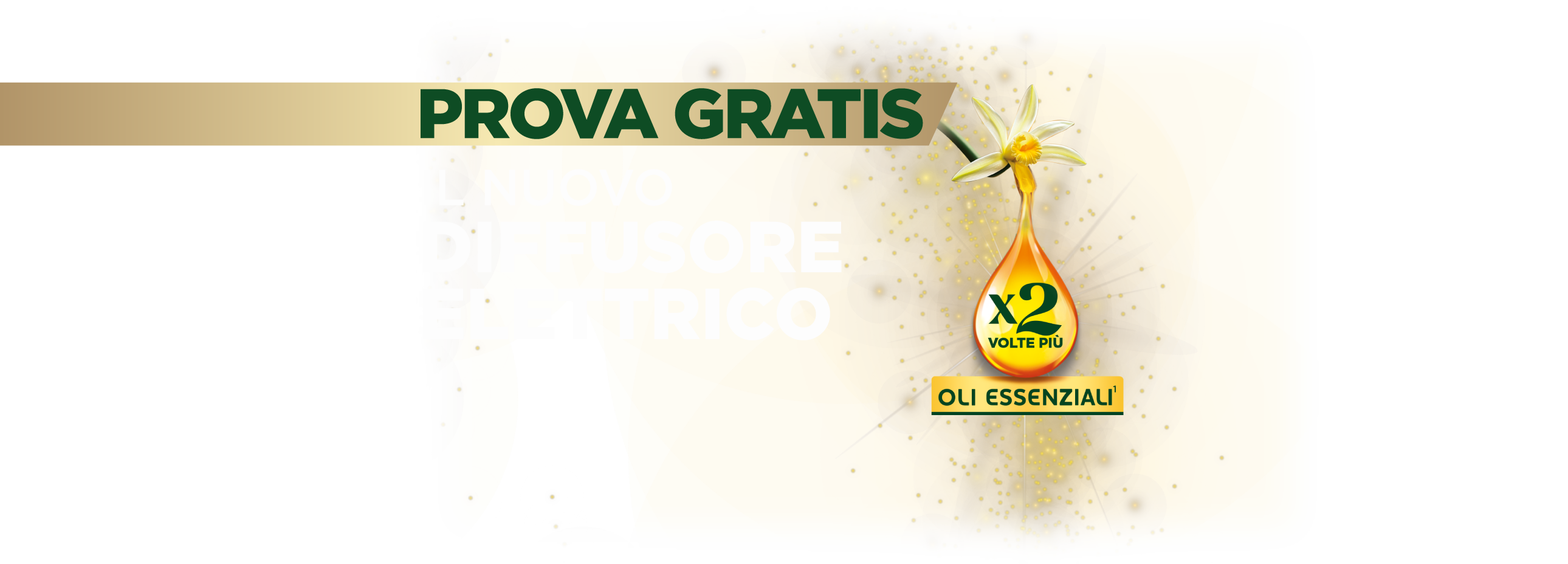 prova gratis il nuovo diffusore elettrico - x2 volte più oli essenziali